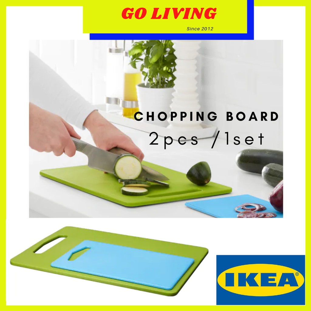 IKEA Kitchen Chopping board papan memotong 1set 2pcs BERGTUNGA 604.343.