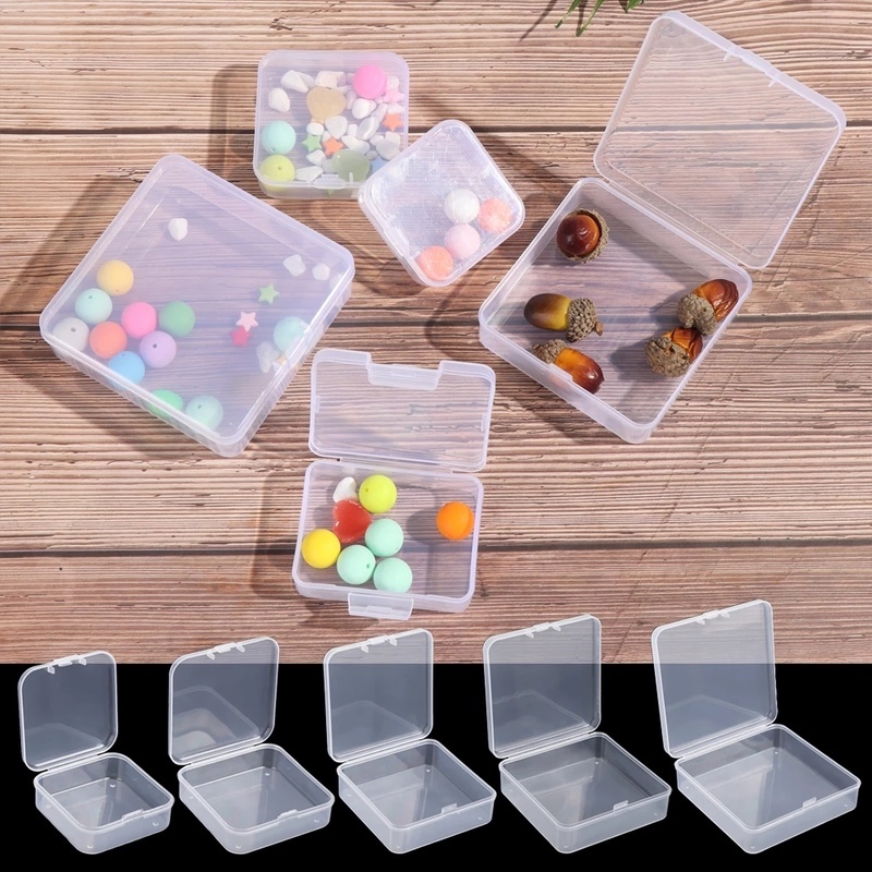 Transparent Plastic Storage Box / Clear Square Multifunction Display