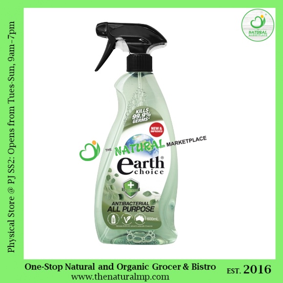 Earth Choice Antibacterial All Purpose Spray 600ml Shopee Malaysia