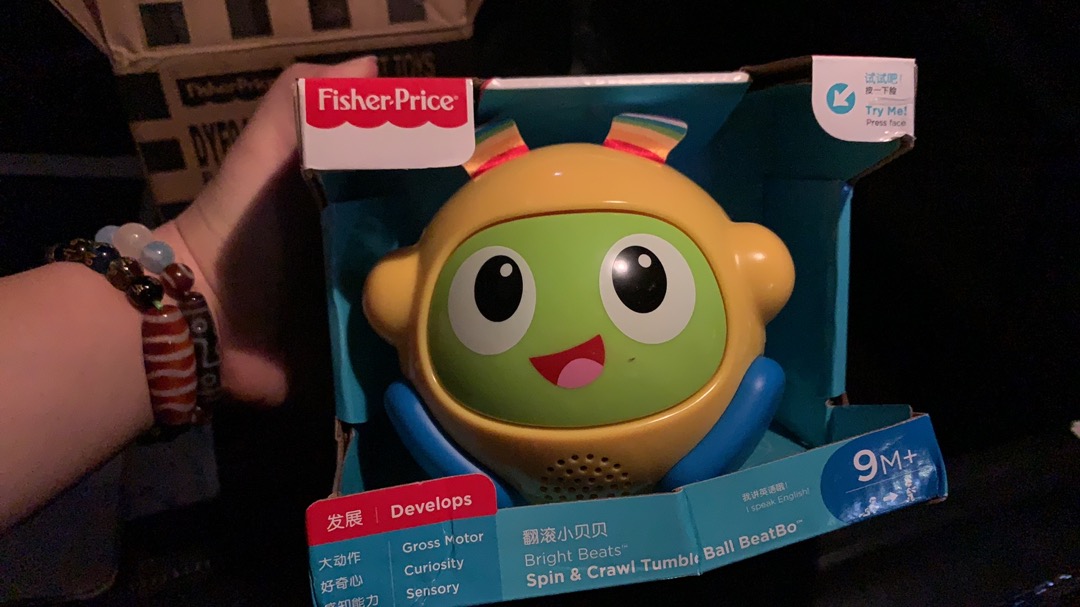 *Ready Stock* Fisher Price Bright Beats Spin & Crawl Tumble music Ball