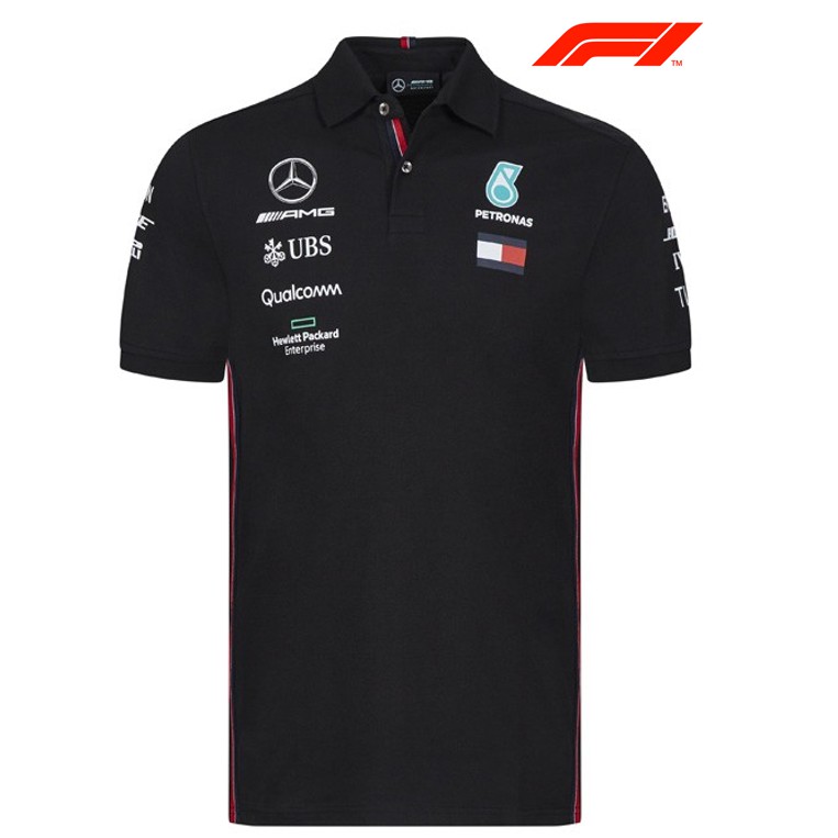 Official 2019 Mercedes AMG PETRONAS F1 Team Polo Shirt Shopee Malaysia