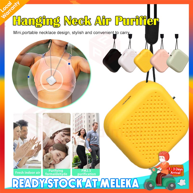 Neck Air Purifier Negative Ion Purifier Sterilizer Antivirus Portable