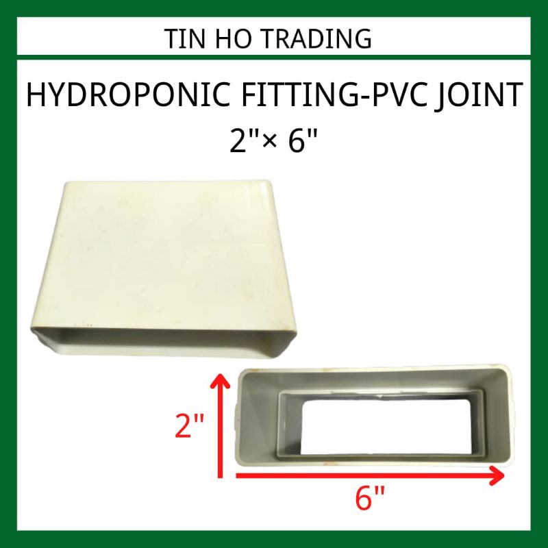 Hydroponic Trunking Fitting Pvc Joint 2" x 6" (5pcs) Shopee Malaysia