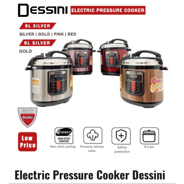 Pressure Cooker Dessini 8Liter Shopee Malaysia