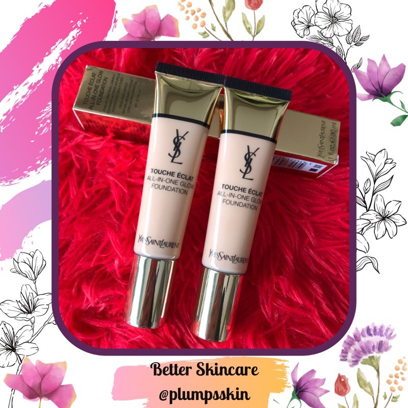 AUTHENTIC ! YSL Touche Eclat AllInOne Glow Foundation B20 ( 30ml ) Shopee Malaysia