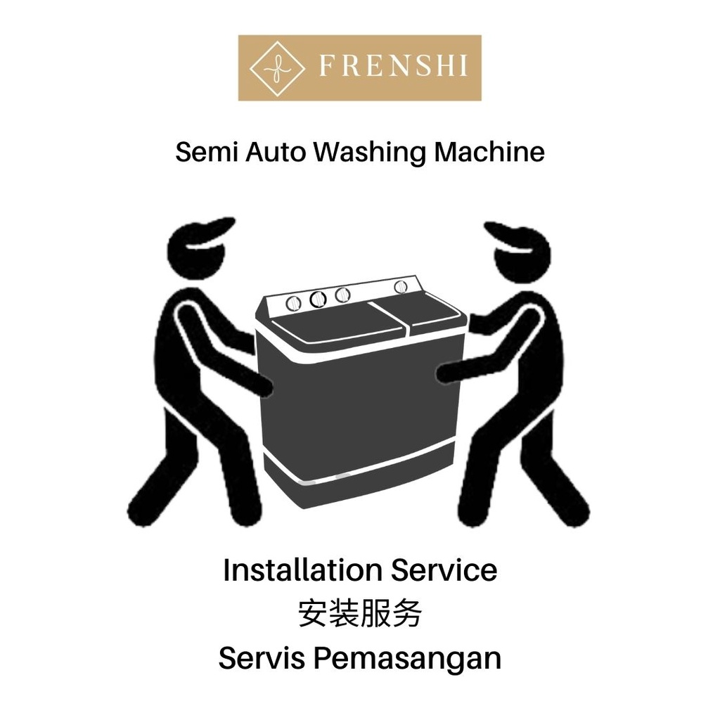 Installation Semi Auto Washing Machine Shopee Malaysia