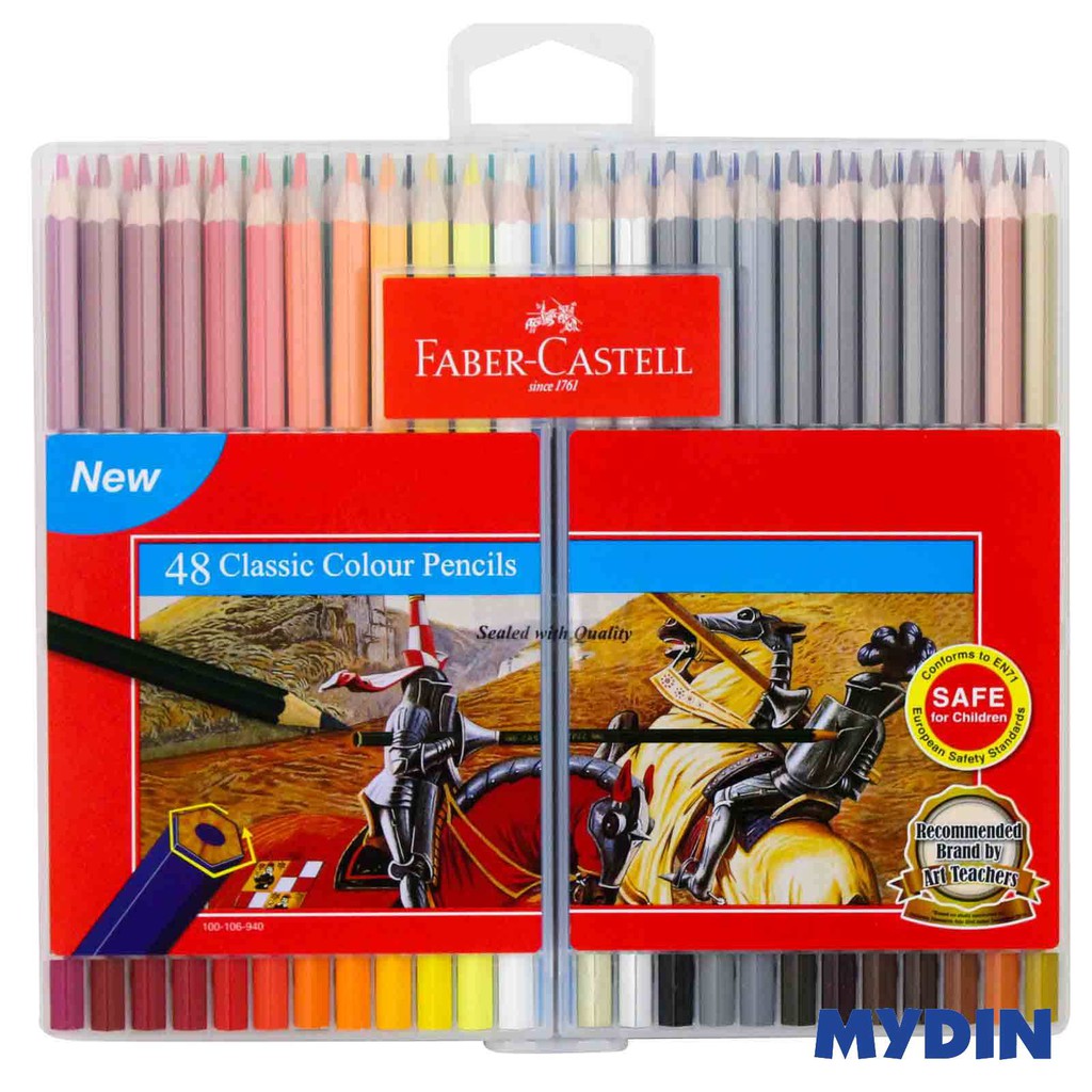 Faber Castell Colour Pencils Classic Slim Case 48L 115899