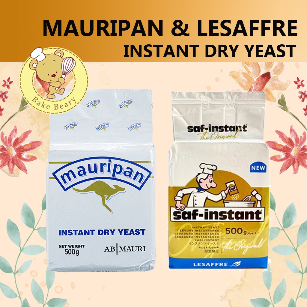 500g (Halal) Lesaffre ( SAF ) or Mauripan Instant Dry Yeast Yis