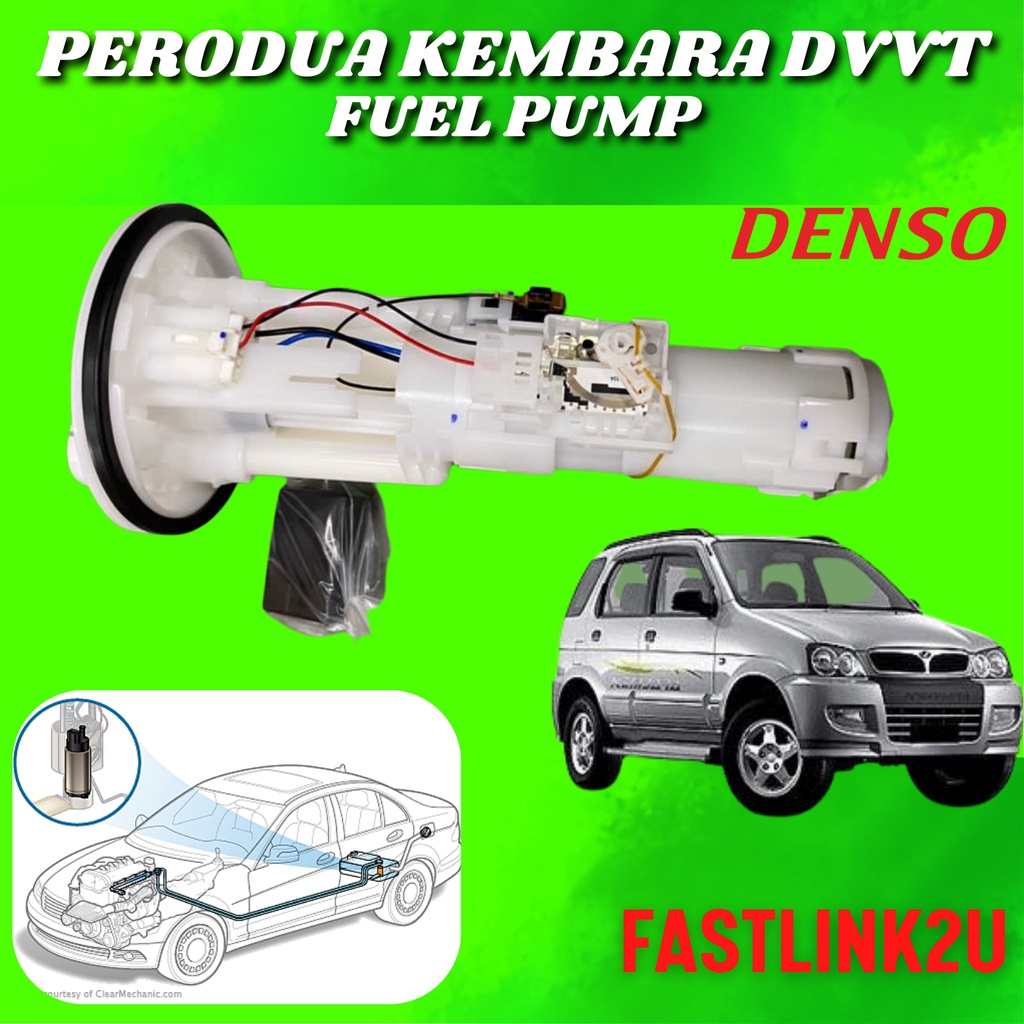 FASTLINK PERODUA KEMBARA DVVT DENSO FUEL PUMP 100 NEW BARU HIGH