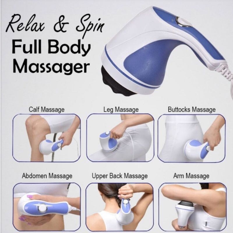 READY STOCK Mesin Urut Badan Alat urut elektrik Relax & Spin Tone Massager Slimming Toning