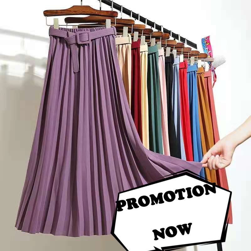 pleated skirt (LOWEST PRICE) Shopee Malaysia
