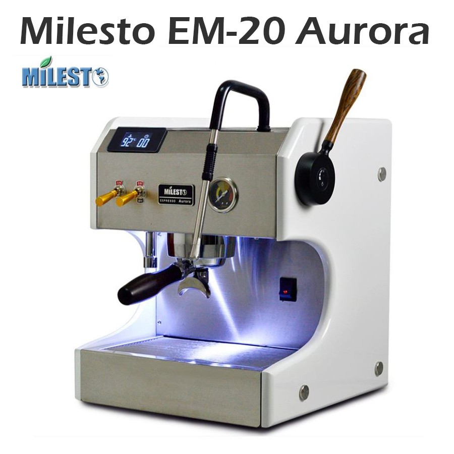 Milesto EM20 Aurora Espresso Machine. Milesto EM20 Espresso Machine. Milesto Espresso Machinbe