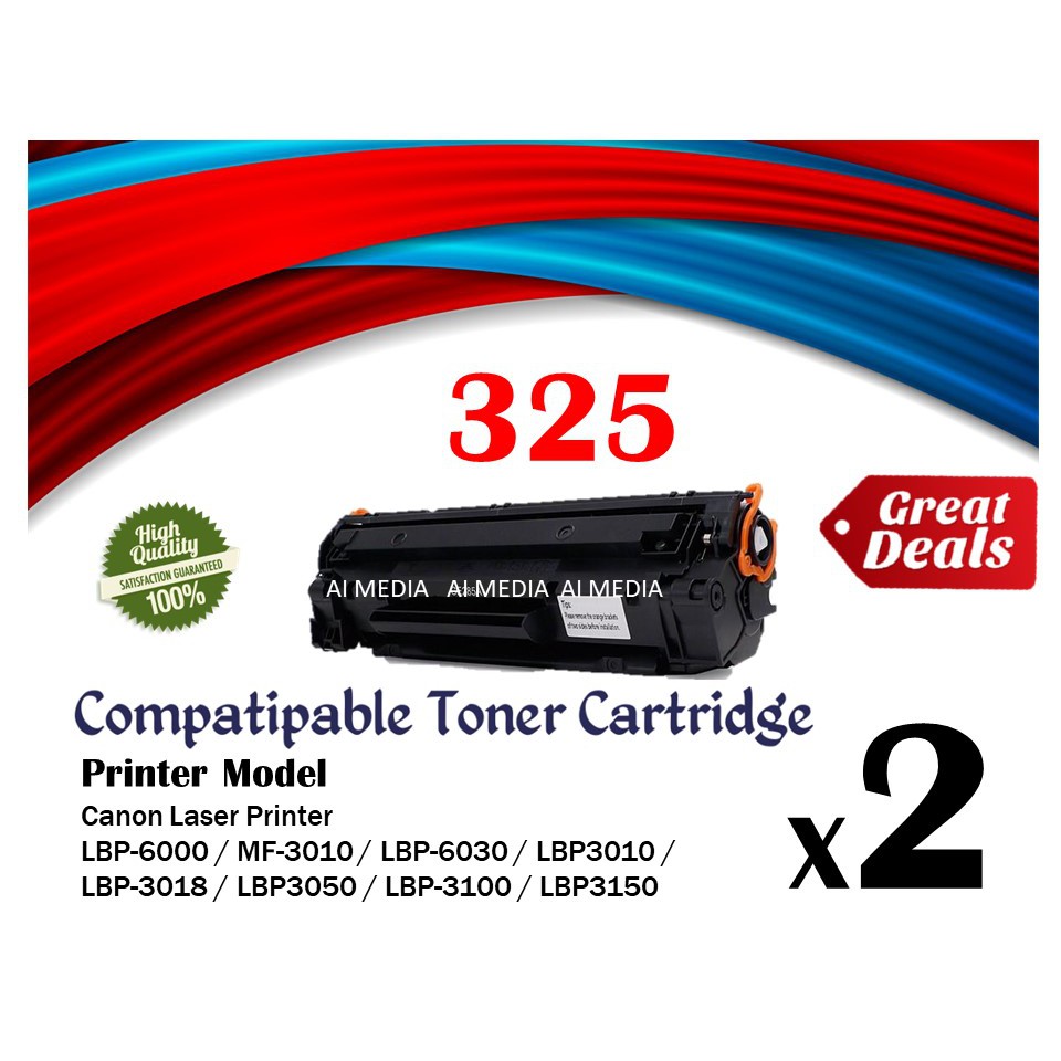325 x2units Compatible Toner Canon LBP6000 / LBP6030 / LBP3010 /LBP3100/MF3010 Shopee Malaysia