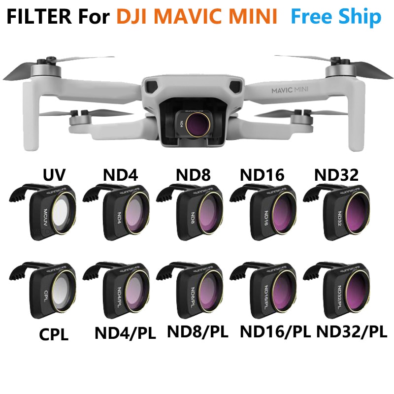 DJI Mini 2 Camera Lens Filter MCUV ND Filter CPL Filter ND/PL Filters