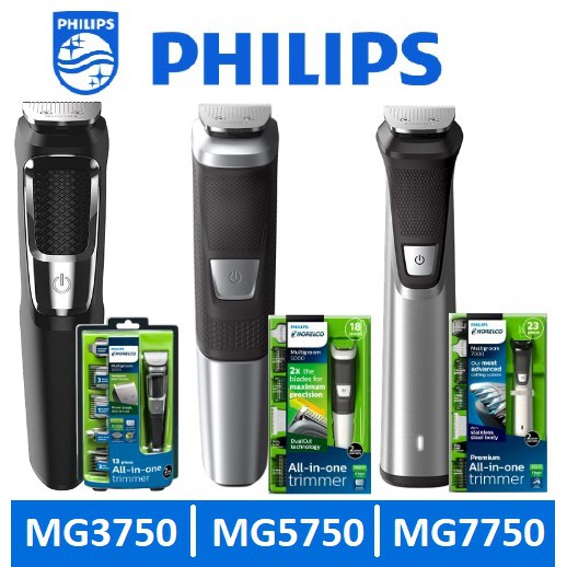 Philips Norelco MG3750 / MG5750 / MG7750 Multigroom Trimmer AllIn