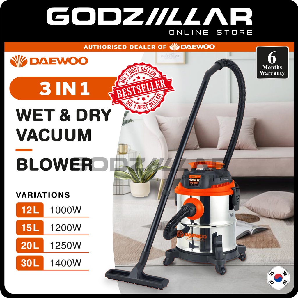 (Mega Offer) Daewoo Pro Vacuum Cleaner Series Wet & Dry Vacuum