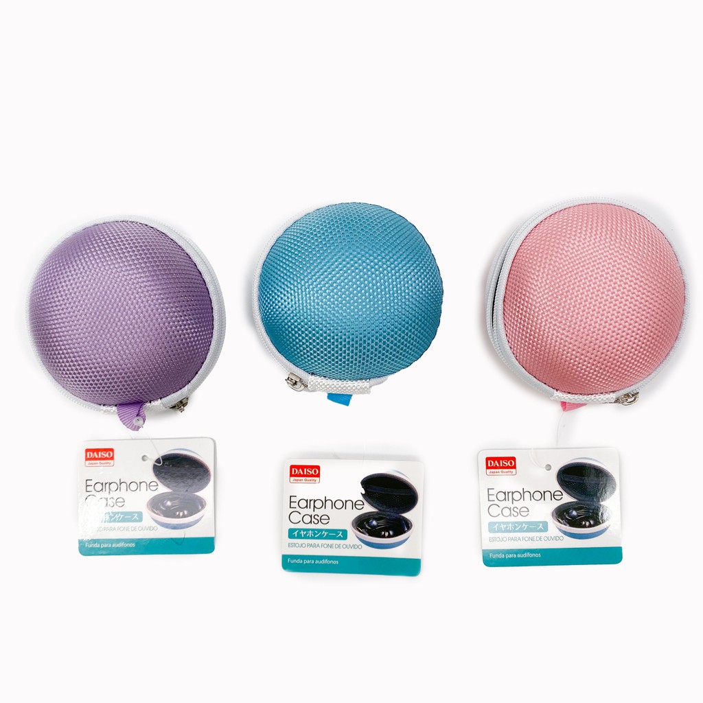 DAISO EARPHONE CASE ROUND SHAPE Shopee Malaysia