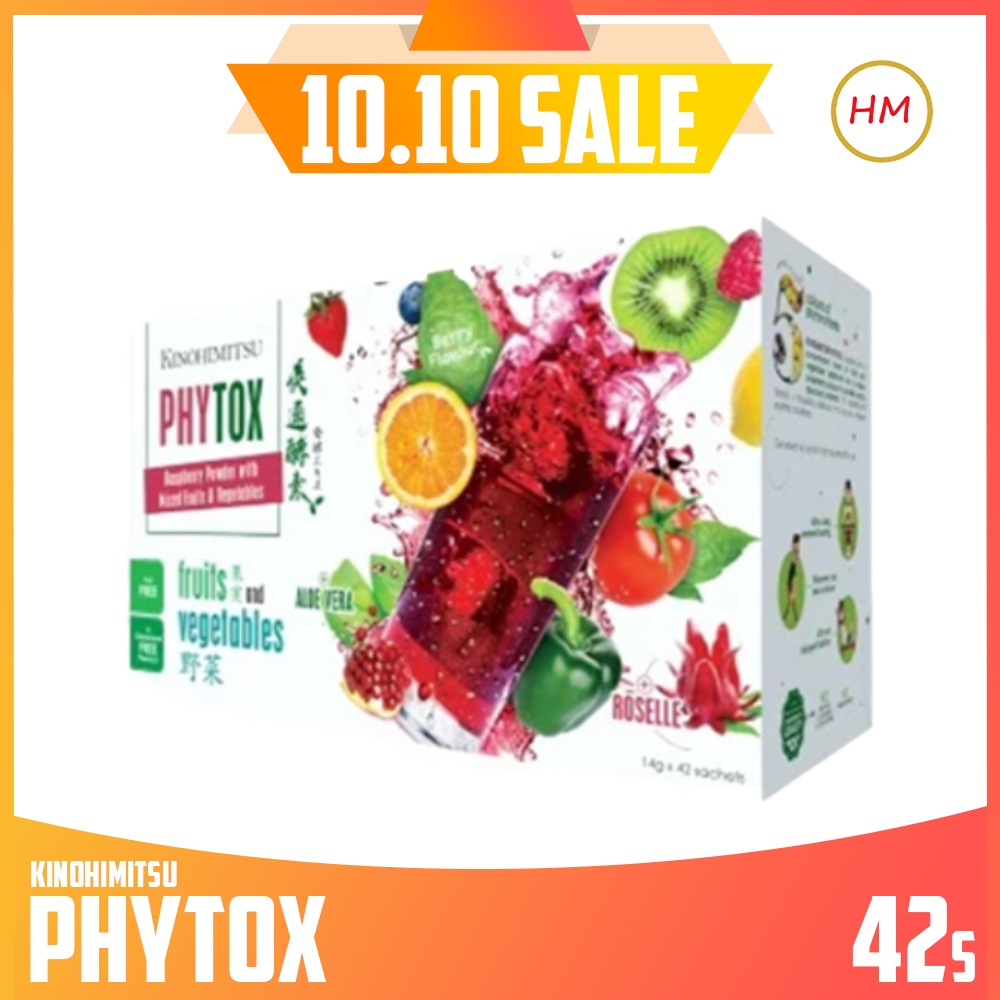 Kinohimitsu Phytox Dtox Enzyme Juice (42s x 14g) Shopee Malaysia