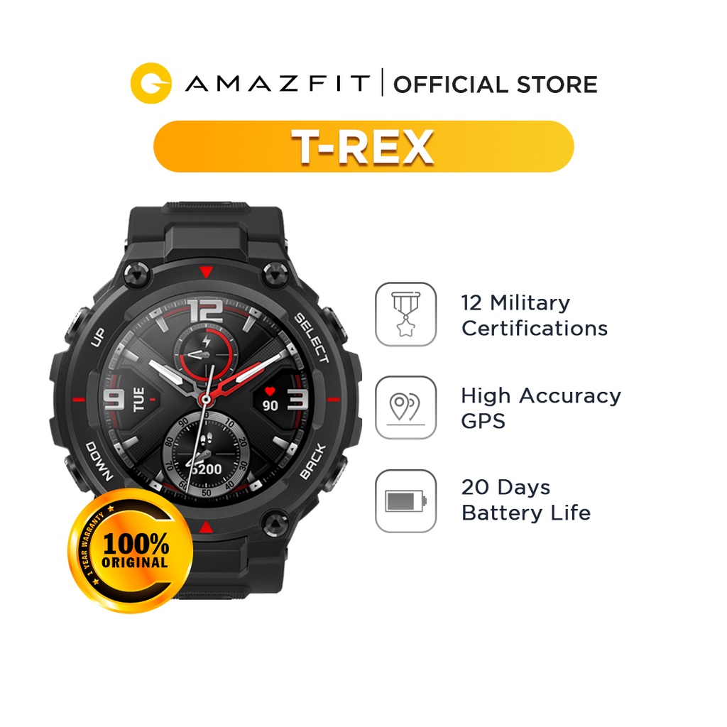 Amazfit TRex Fitness Smartwatch [1 Year Amazfit Malaysia