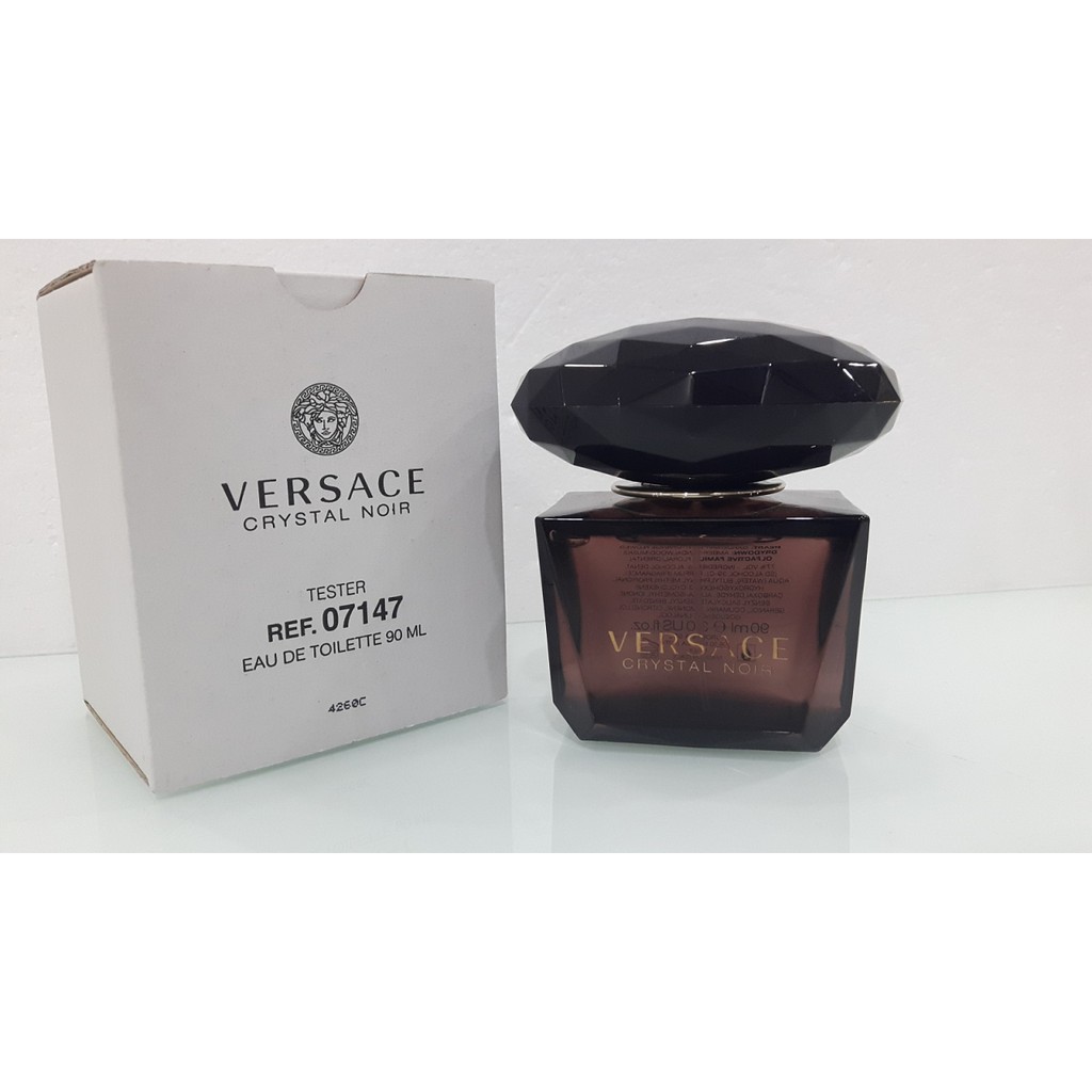 [ORIGINAL] VERSACE CRYSTAL NOIR FOR WOMEN TESTER EDT (90ML) Shopee