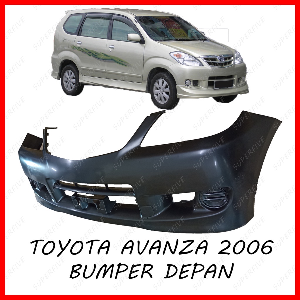 TOYOTA AVANZA F602 (2006 2008) FRONT BUMPER / BUMPER DEPAN Shopee