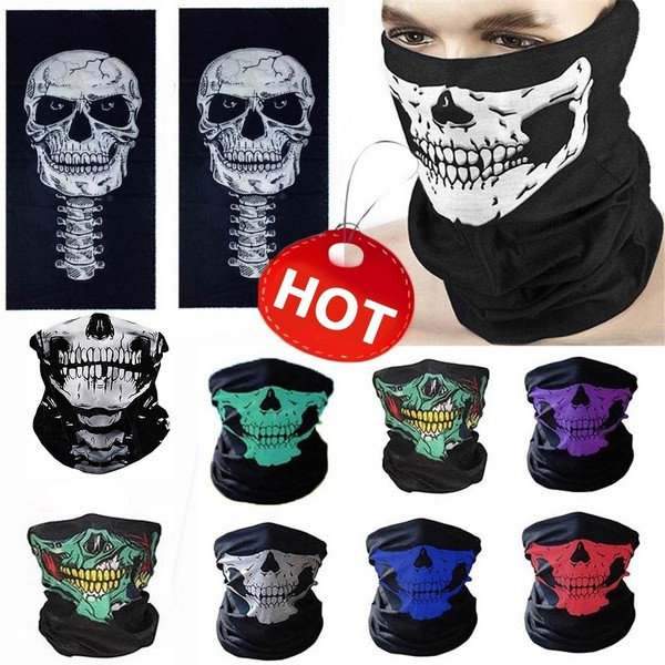 SKULL DESIGN! Face Mask Skull Face Mask Bike Face Mask Motorcycle Face