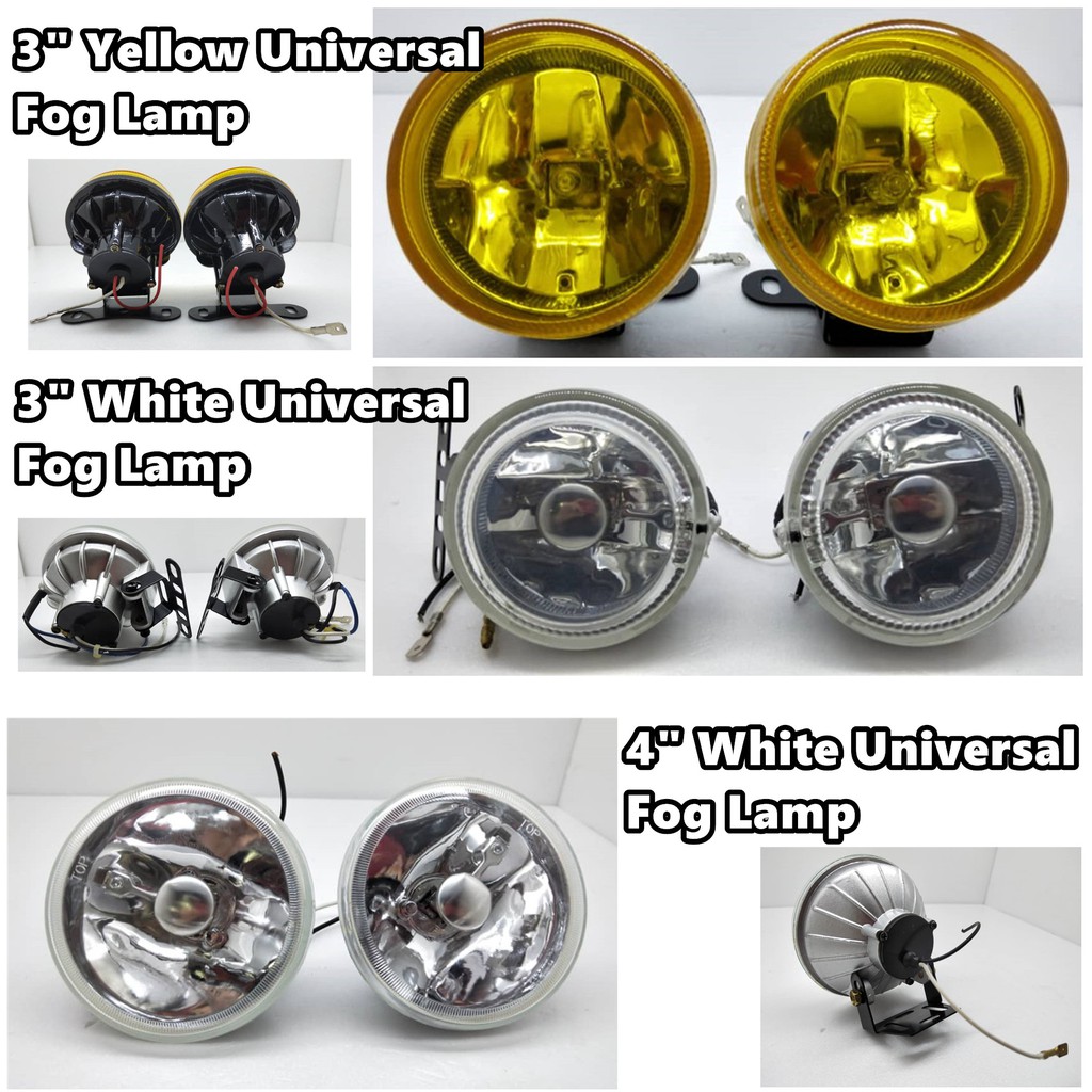 Round Universal Fog Lights Metal 9 Led Round Fog Light Universal 27w