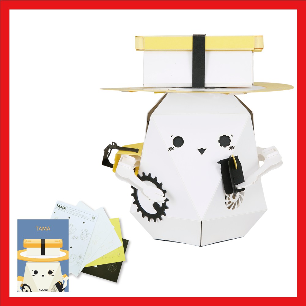 KOREAN ROBOTRY MOVING PAPER ROBOT TOY Educational toys DIY Toys for