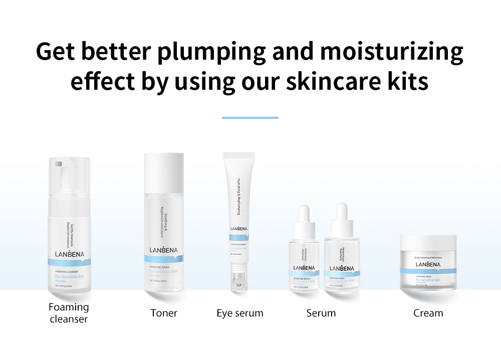 LANBENA 4D Hyaluronic Acid Hydrating Eye Serum Hydrate Throughout The Day Plump Eye Skin