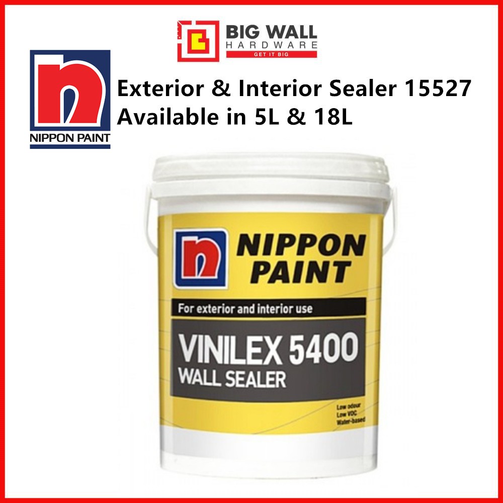 Nippon paint 5400 wall sealer 5l for exterior & interior available in