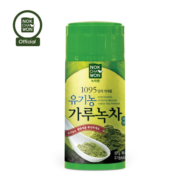 NOKCHAWON Korean Organic Green Tea Powder 50g (Matcha Powder) Shopee