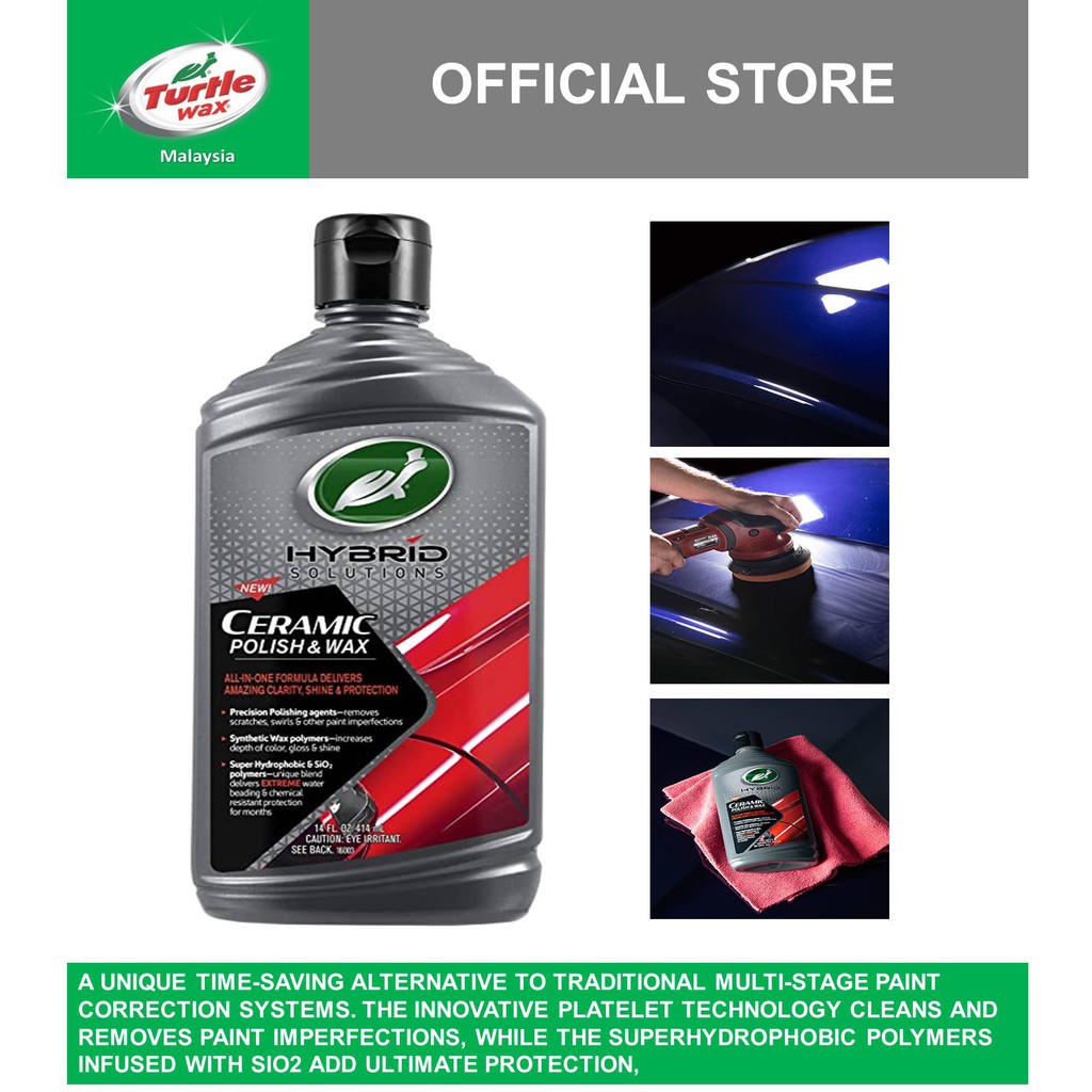 Turtle Wax Ceramic Polish & Wax T53412 Shopee Malaysia