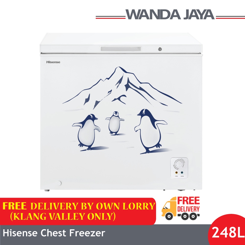 Hisense Chest Freezer 248L FC256D4BWP Shopee Malaysia