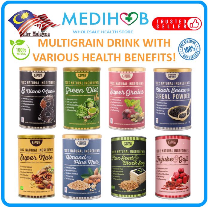 [NO.1 MULTIGRAIN IN MALAYSIA] MORE GREEN HEALTHY BEVERAGE POWDER DRINK