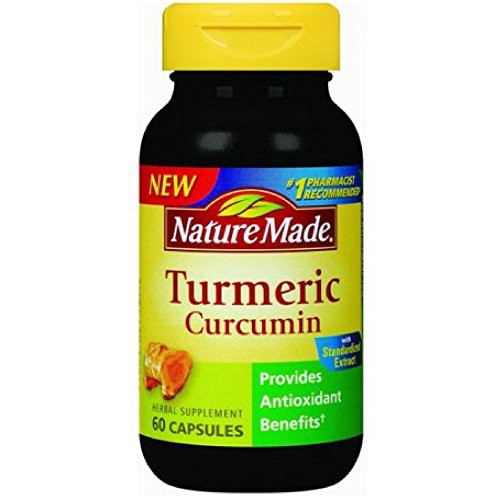 Nature Made Turmeric/Tumeric Antioxidant Herbal Supplement 60 Capsule