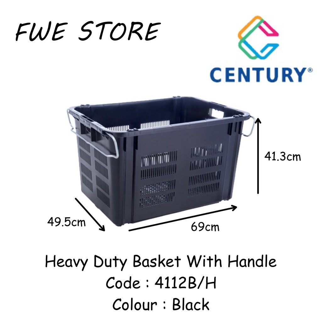 Century Heavy Duty Basket / Industrial Basket With Handle 4112BH