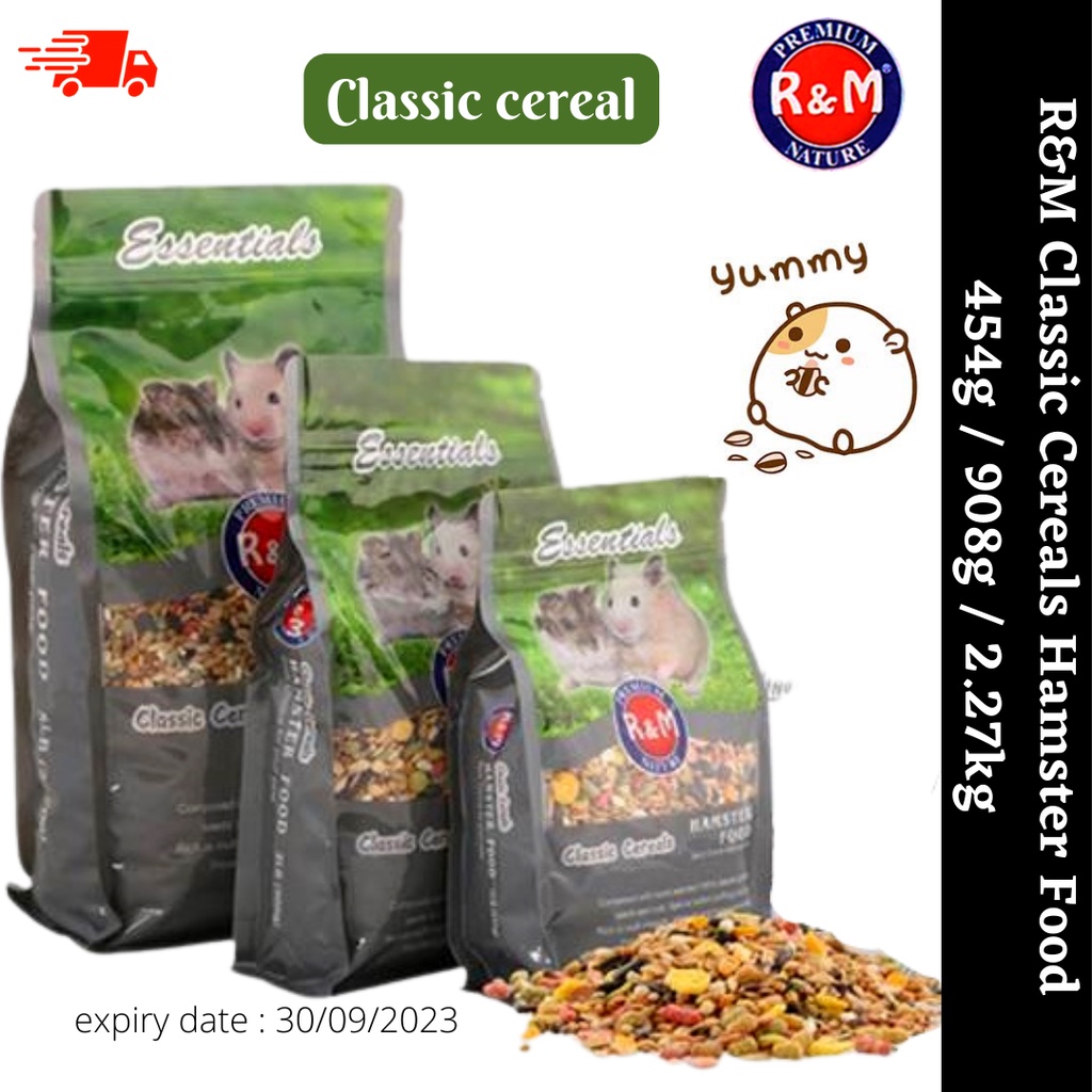 R&M Classic Cereals Essentials Hamster Food Small Animal Mixed Seed