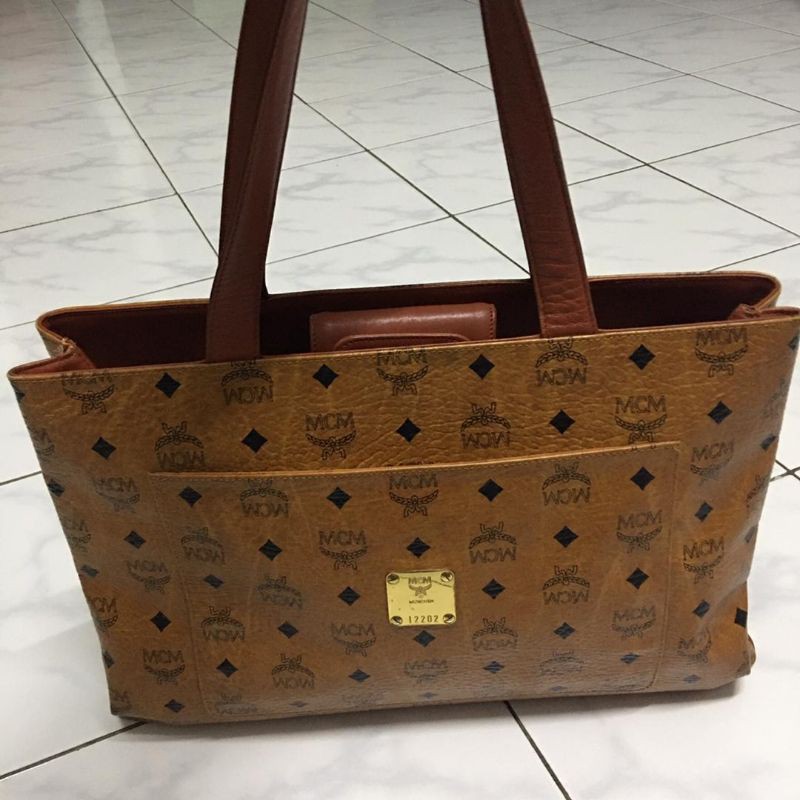 original mcm tote bag Shopee Malaysia