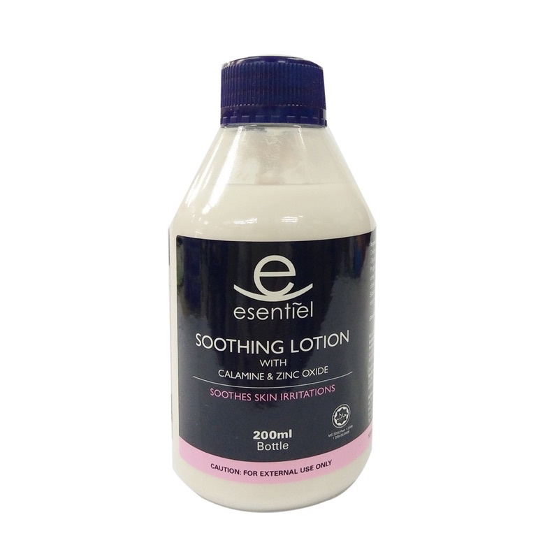 Esentiel Soothing Lotion with Calamine and Zinc Oxide (200ml) Shopee