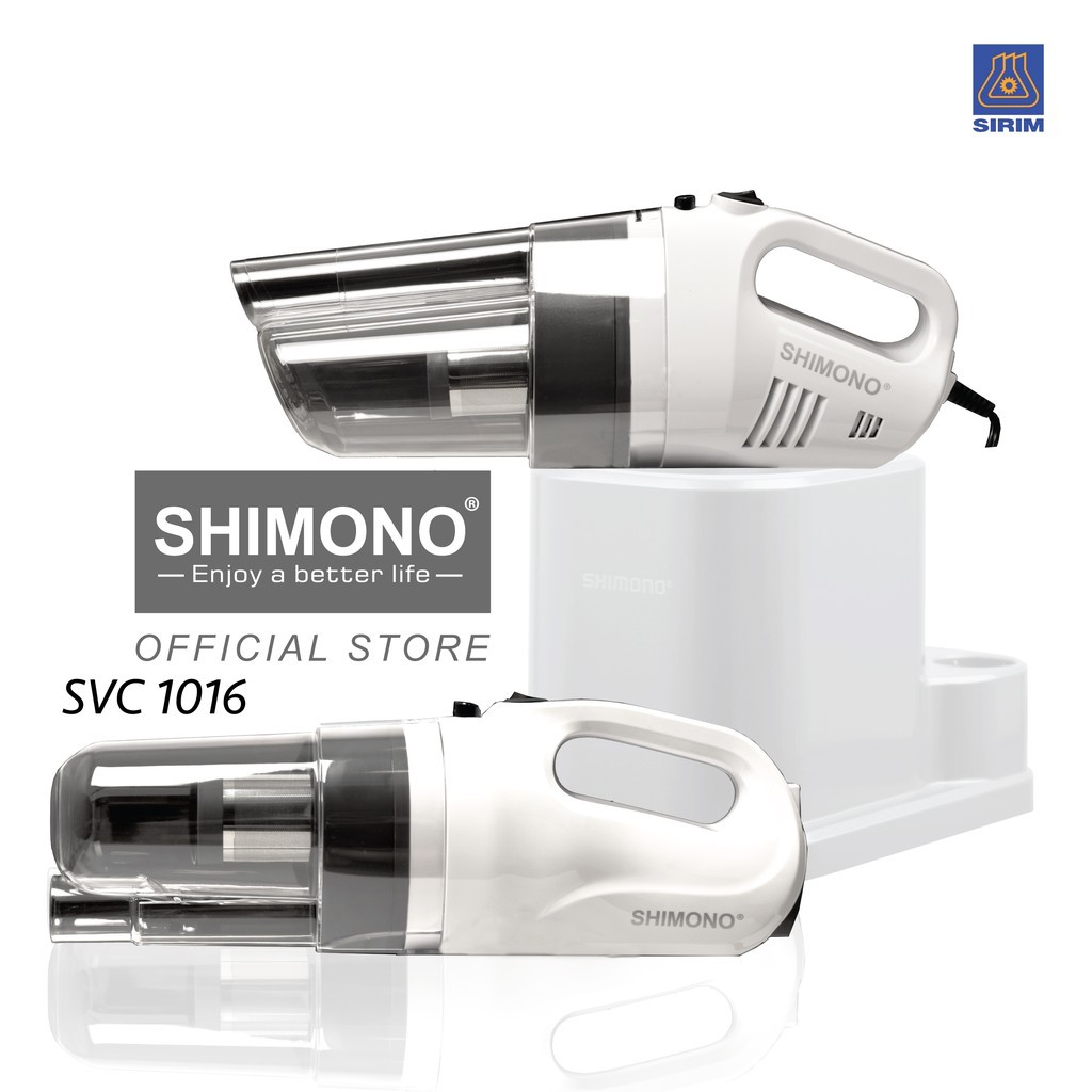 SHIMONO PRO CYCLONE Vacuum SVC 1016 (1 Corded Vacuum 1 12v Car Vacuum