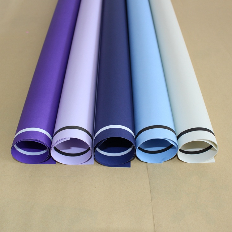 2pcs PLAIN LINE COLOURFUL Flower Wrapping Paper Gift Bouquet/Flower Bouquet/Florist Wrapping