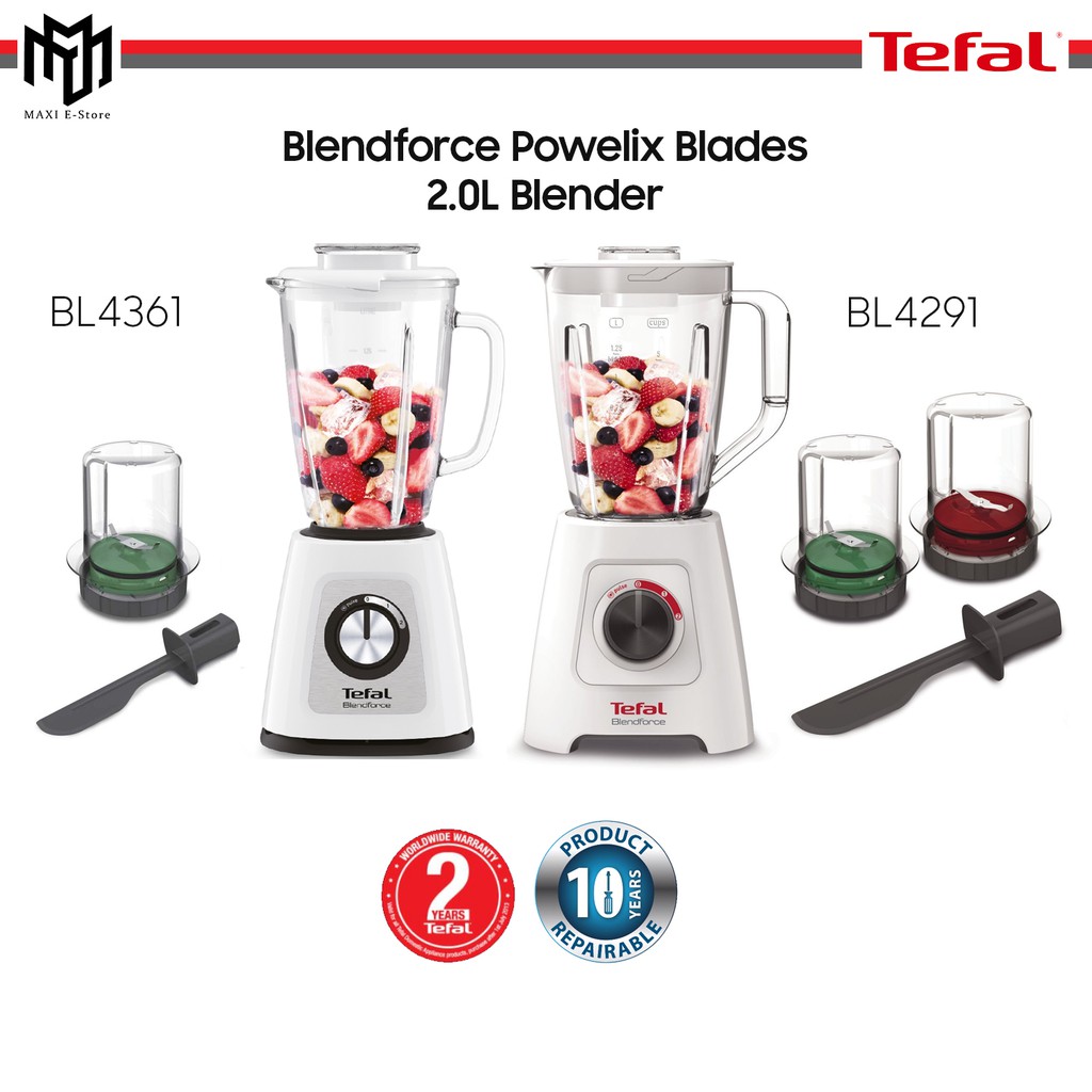 Tefal 2.0L Blendforce 2 Blender with 6 Triplax Blades BL4291 / BL4361