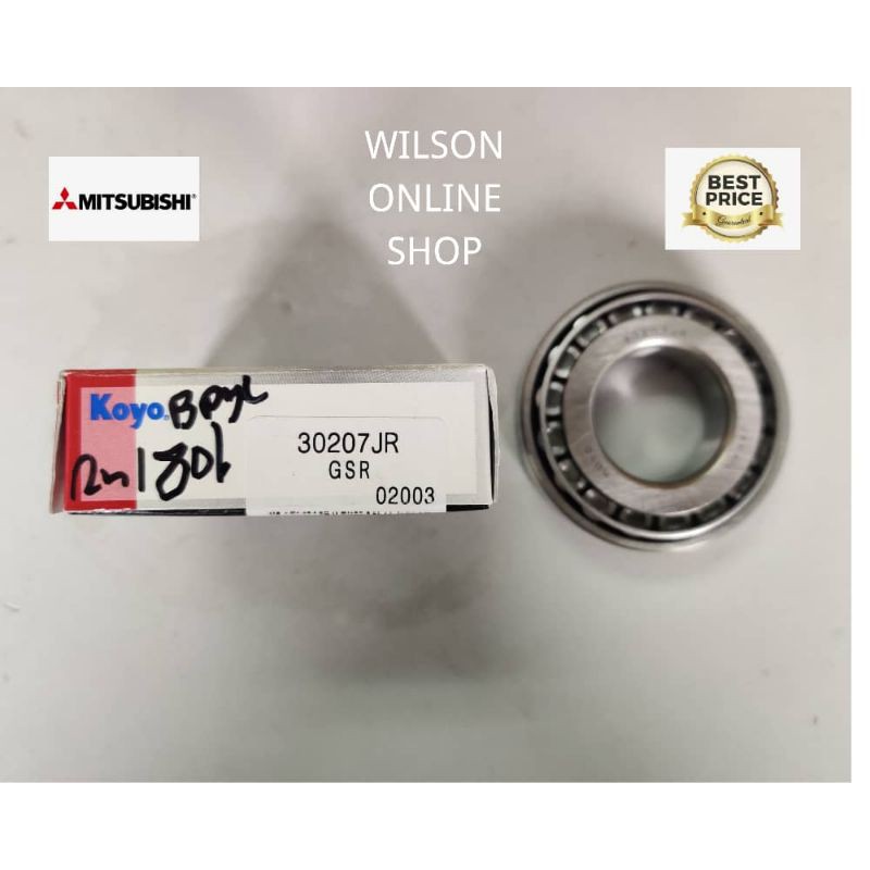 Koyo Japan 30207JR/30210JR Front Wheel Bearing Mitsubishi Canter FE639