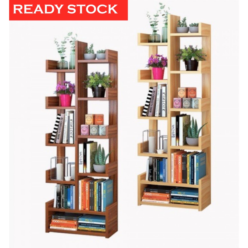 6 Tiers Book Shelf Decorative Shelf Home Rak Buku Rak Bunga Shopee