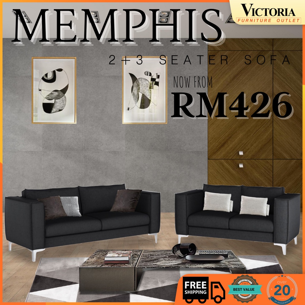 VICTORIA FURNITURE 2 + 3 Seater Sofa Set / Living Room Sofa SOFA 2+3