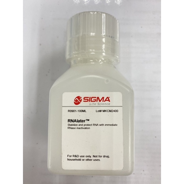 RNAlater 100ml SIGMA Shopee Malaysia