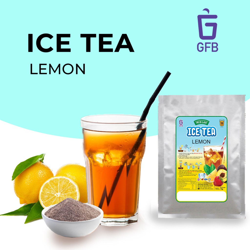 GFB SERBUK ICE LEMON TEA [1KG /HALAL] Shopee Malaysia