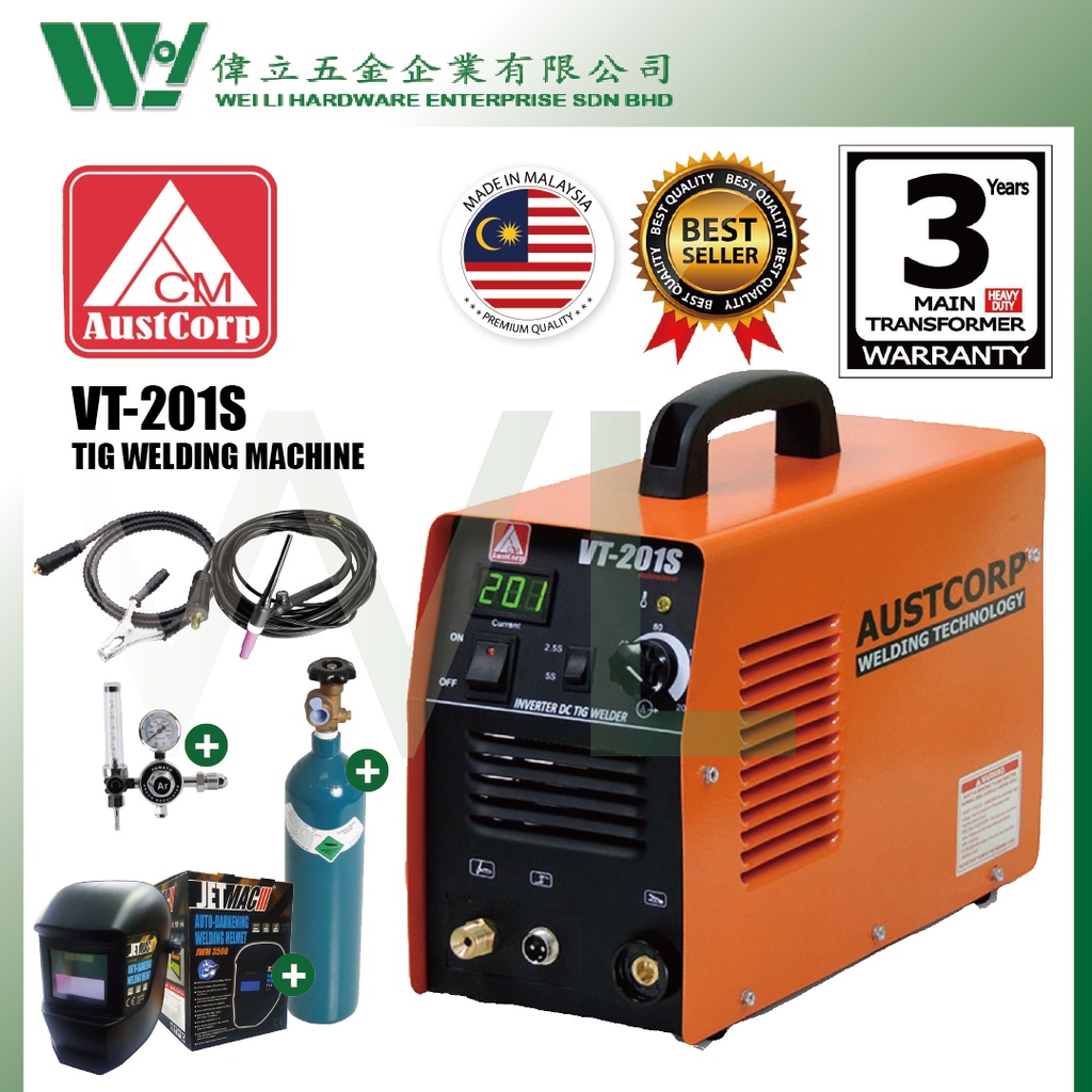 Austcorp VT201S TIG Welding Machine 200amp protable welding set