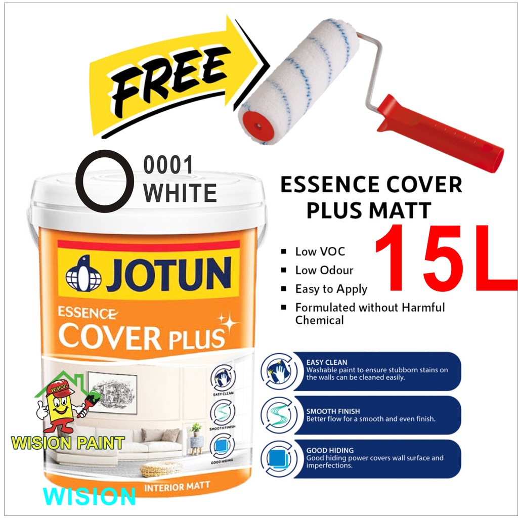 ( PROMOSI HEBAT ) 15L JOTUN Essence Cover Plus ( MATT ) Interior