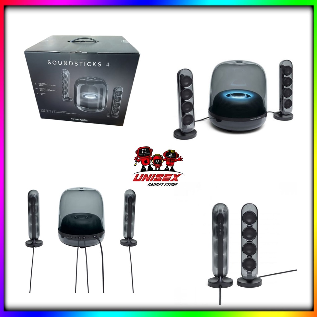 HARMAN KARDON SOUNDSTICKS 4 Wireless Bluetooth Speaker Sound Sticks 4